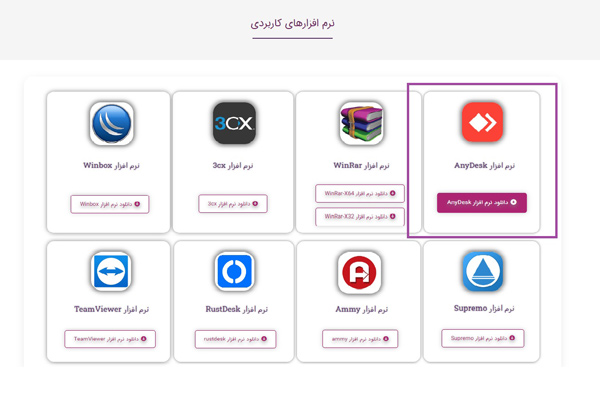 آموزش کار با نرم افزار AnyDesk