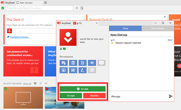 آموزش کار با نرم افزار AnyDesk